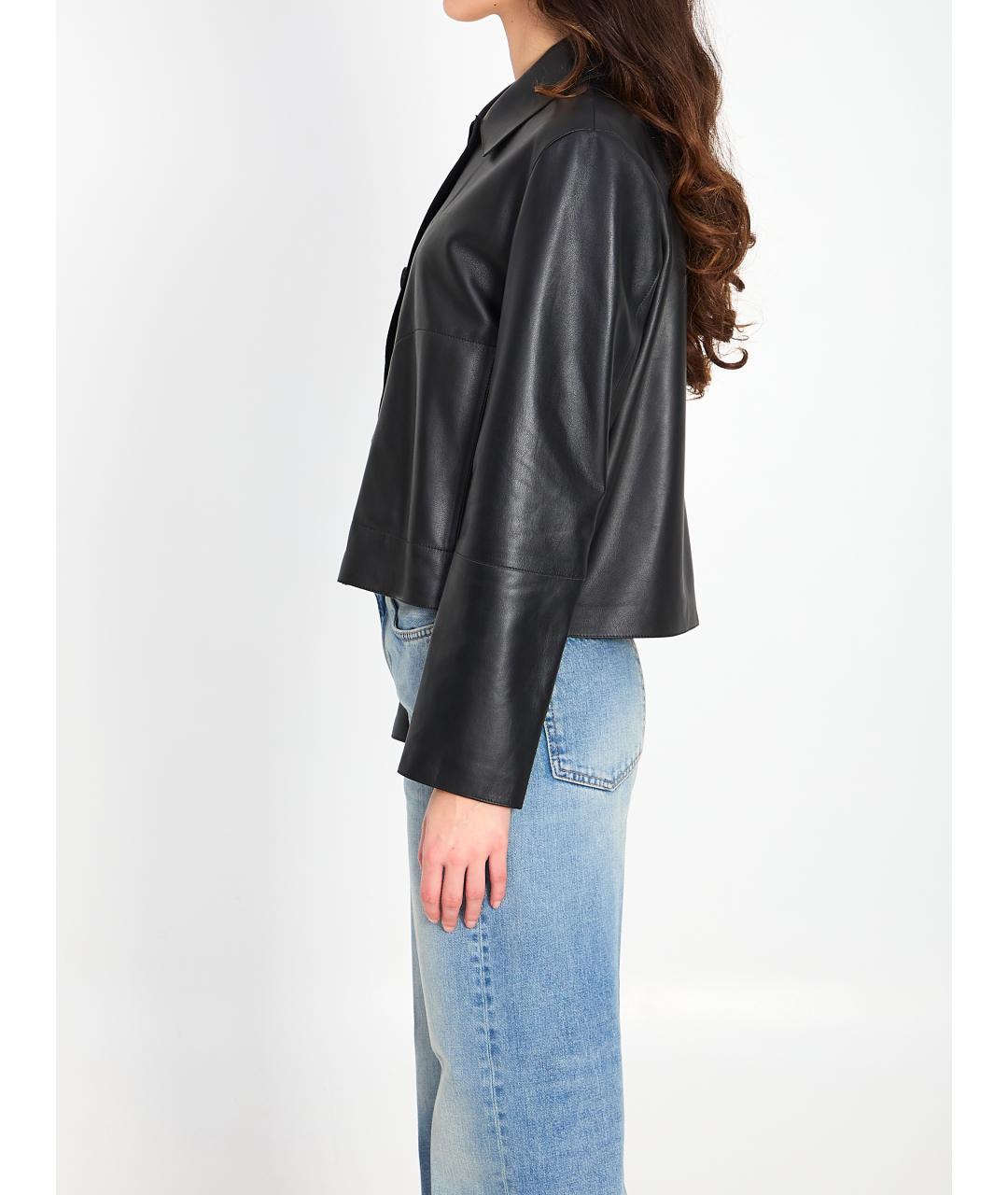 ARMA Черная кожаная куртка, фото 3