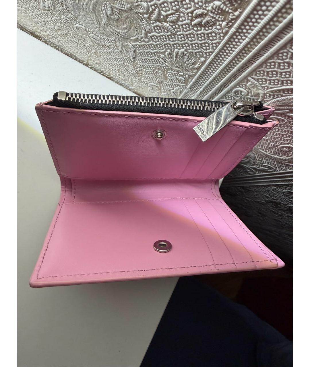 OFF-WHITE Черный кошелек из искусственной кожи, фото 4