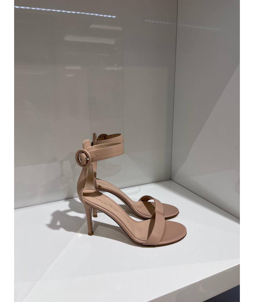 GIANVITO ROSSI Кожаные босоножки, фото 4