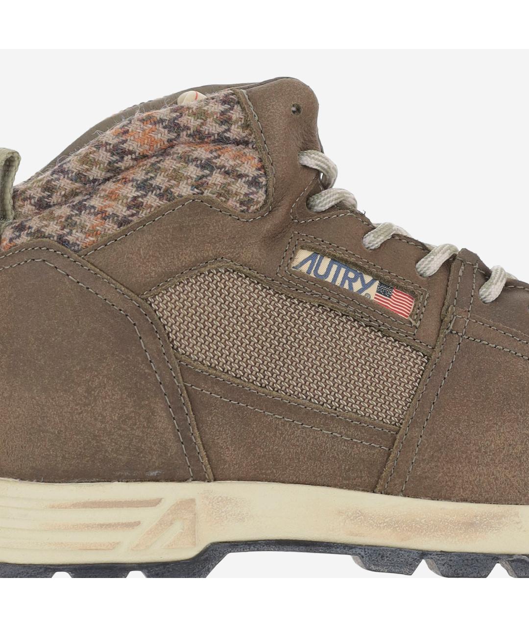 AUTRY Зеленые замшевые высокие ботинки, фото 5