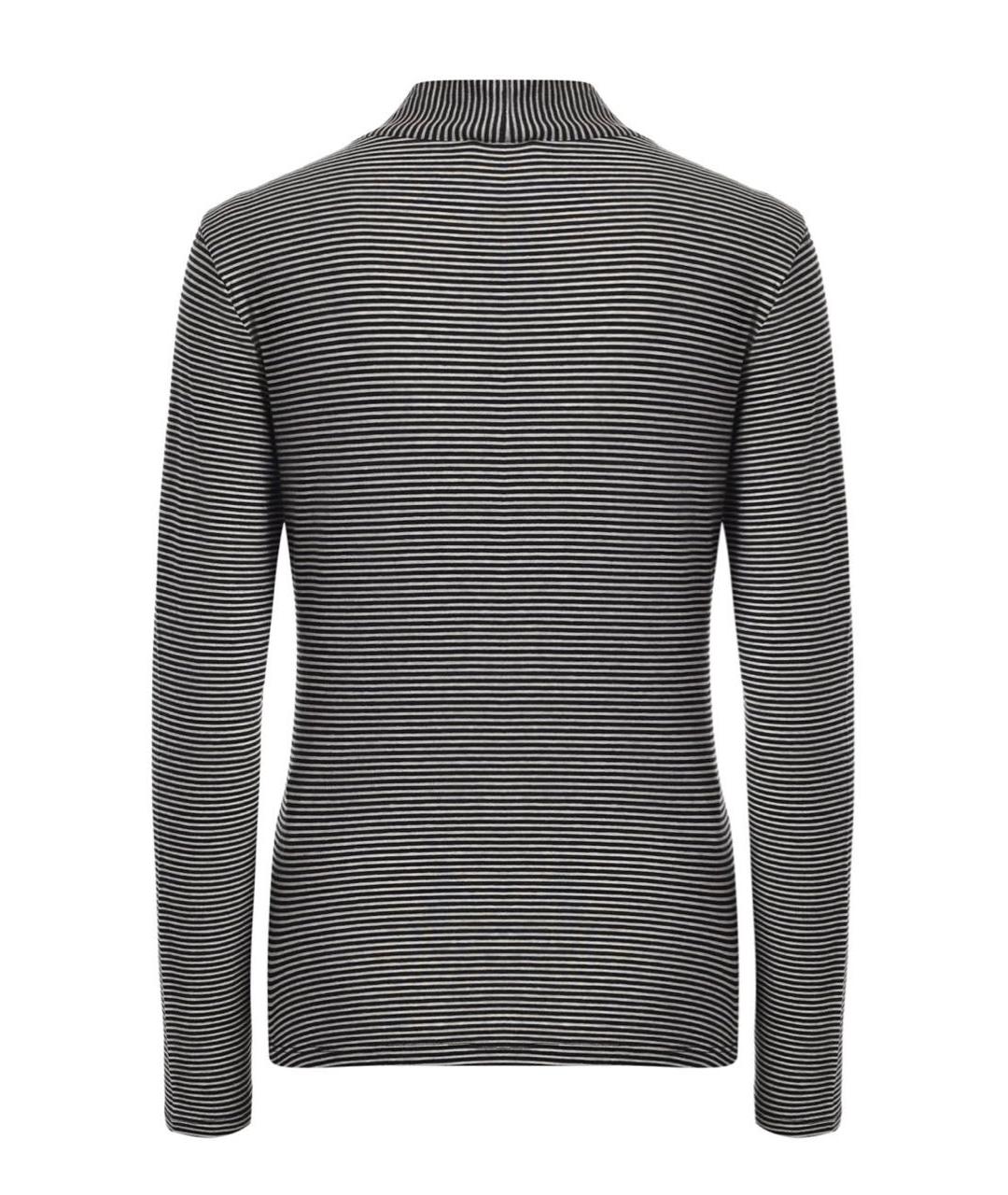 EMPORIO ARMANI Серая вискозная водолазка, фото 2