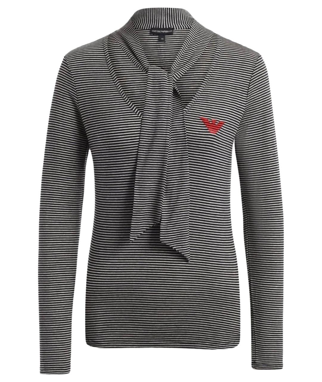 EMPORIO ARMANI Серая вискозная водолазка, фото 1