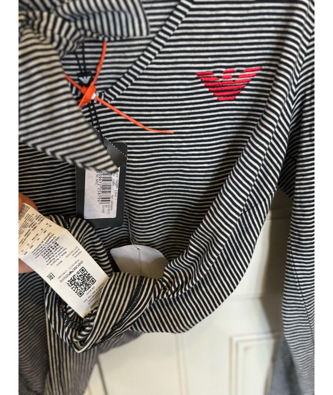 EMPORIO ARMANI Серая вискозная водолазка, фото 3