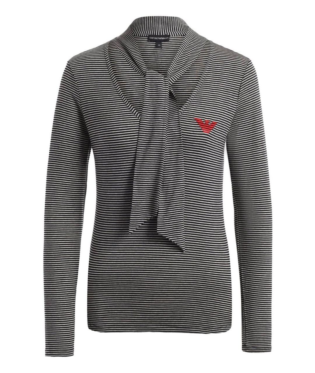 EMPORIO ARMANI Серая вискозная водолазка, фото 7