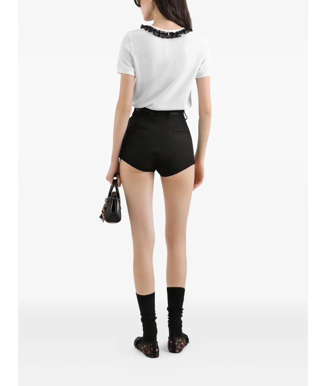 DOLCE&GABBANA Белая хлопковая футболка, фото 3