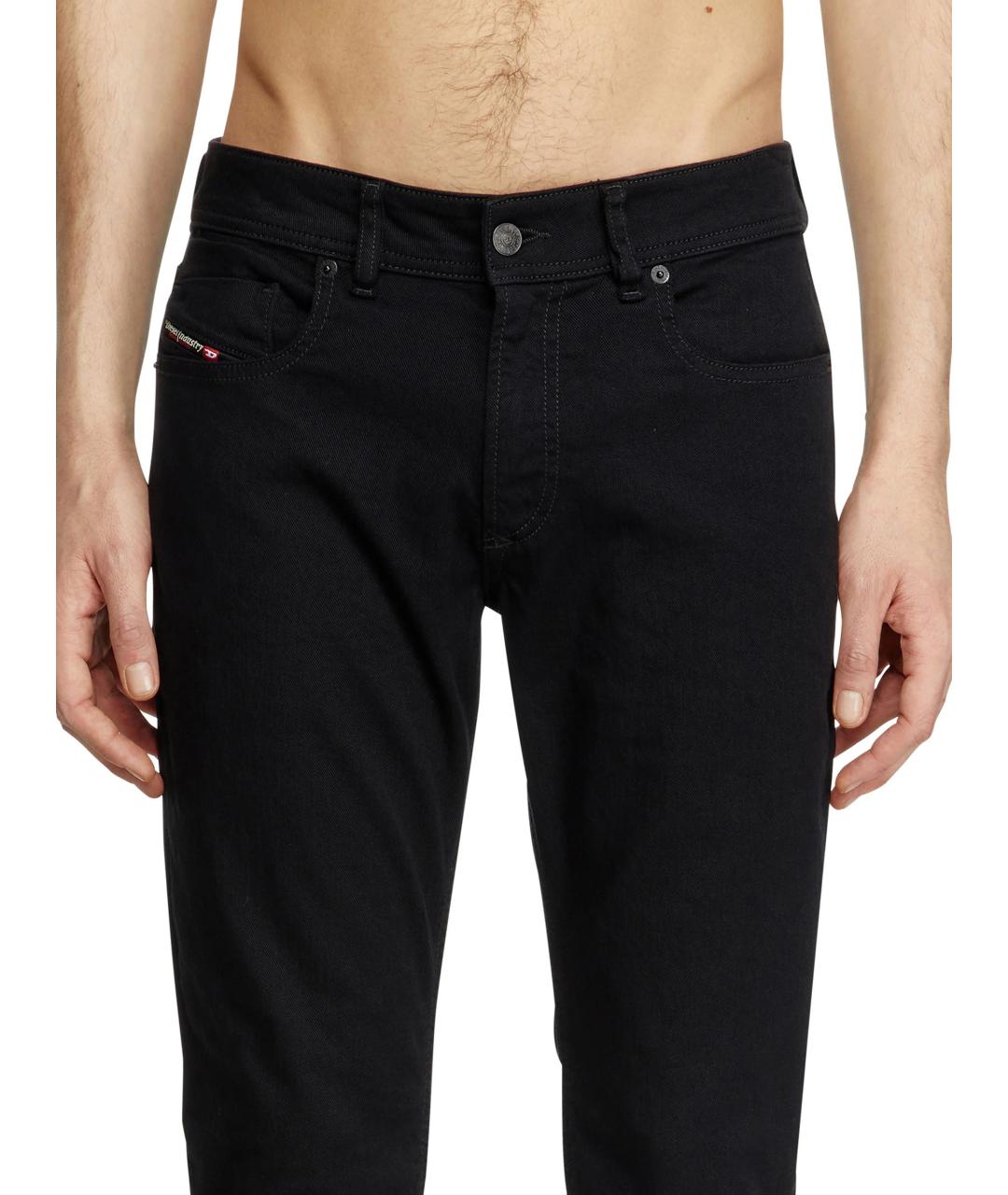 DIESEL Черные хлопковые джинсы скинни, фото 5