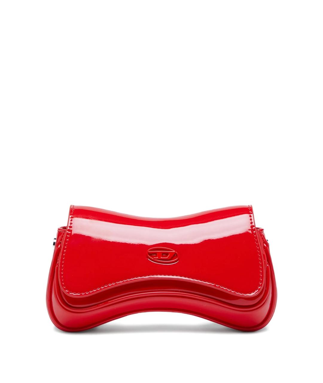 DIESEL Красная сумка через плечо из искусственной кожи, фото 1