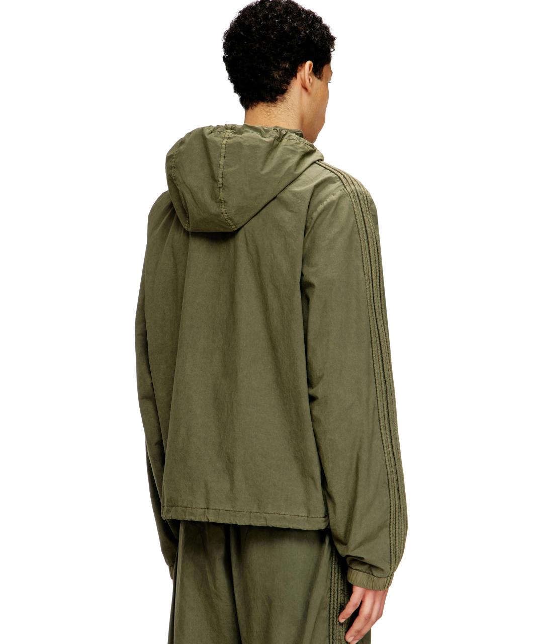 DIESEL Зеленая хлопковая куртка, фото 4