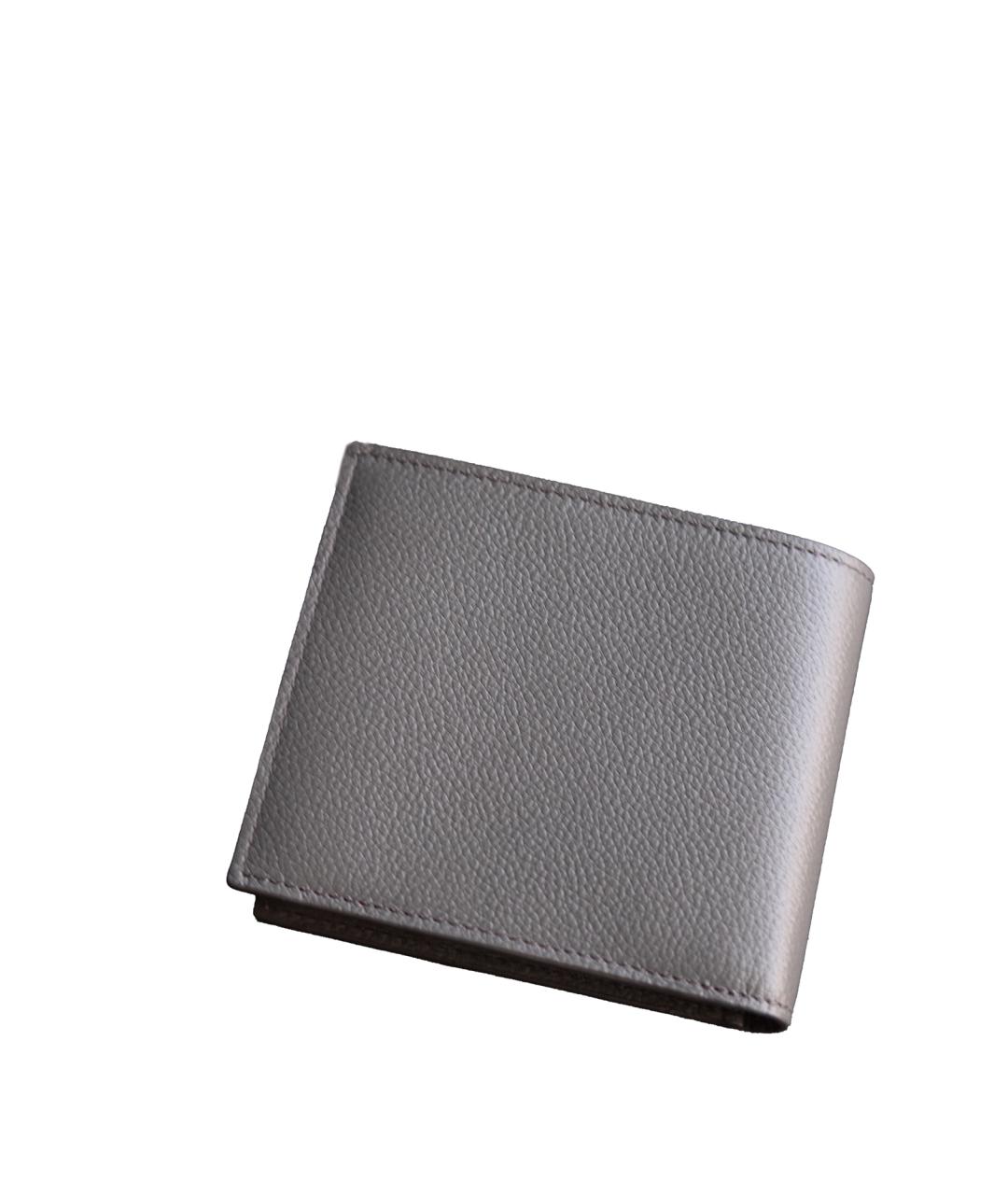 PRADA Серый кожаный кошелек, фото 2