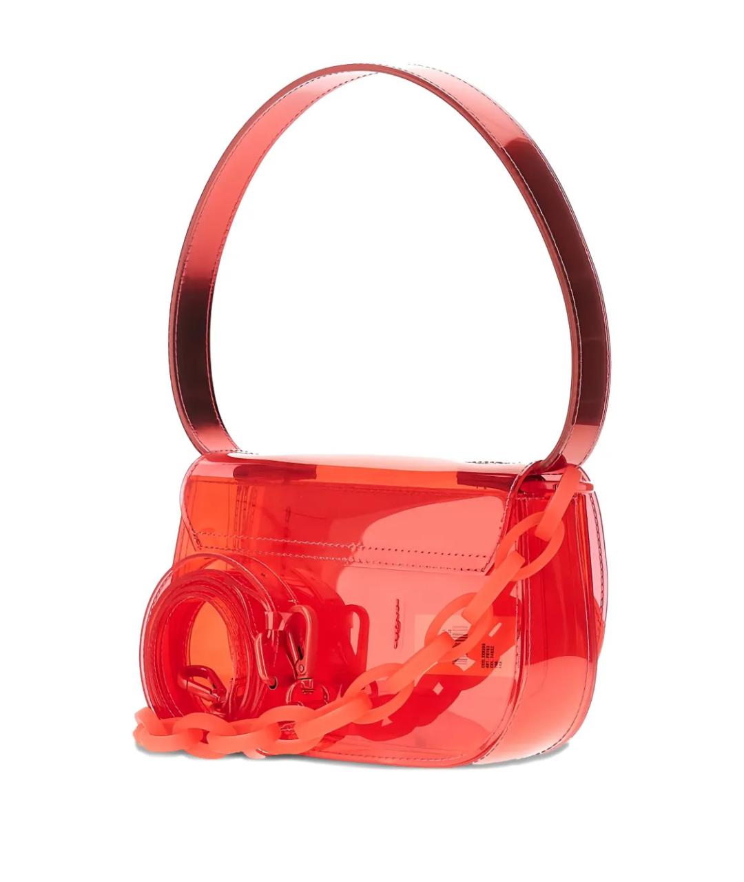 DIESEL Красная сумка с короткими ручками, фото 2