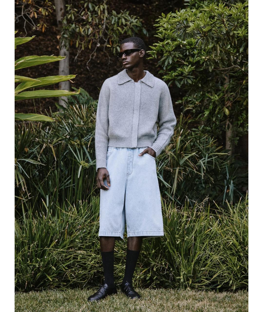 entire studios Серый шерстяной кардиган, фото 3