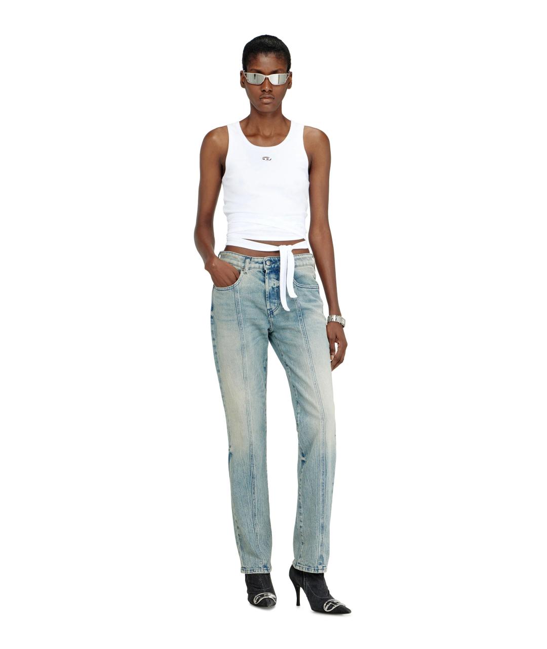 DIESEL Белая хлопковая майка, фото 4