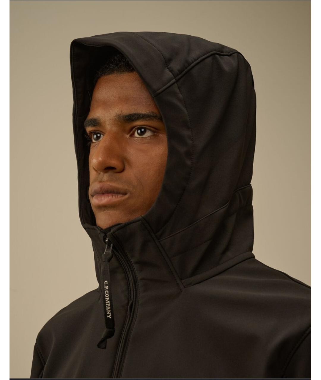 CP COMPANY Черная полиамидовая куртка, фото 6