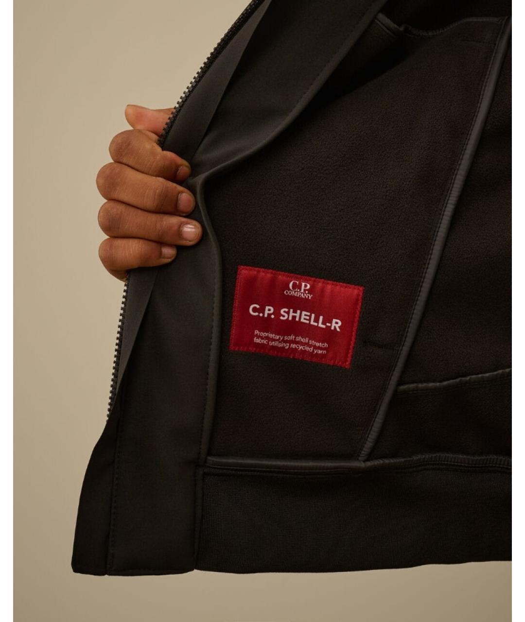 CP COMPANY Черная полиамидовая куртка, фото 8