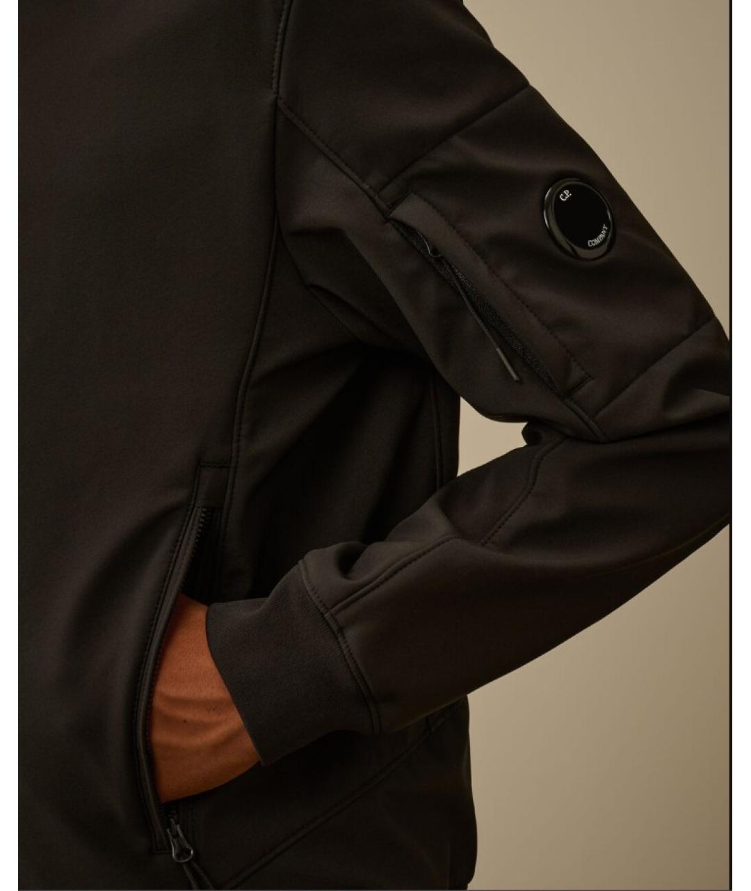 CP COMPANY Черная полиамидовая куртка, фото 7