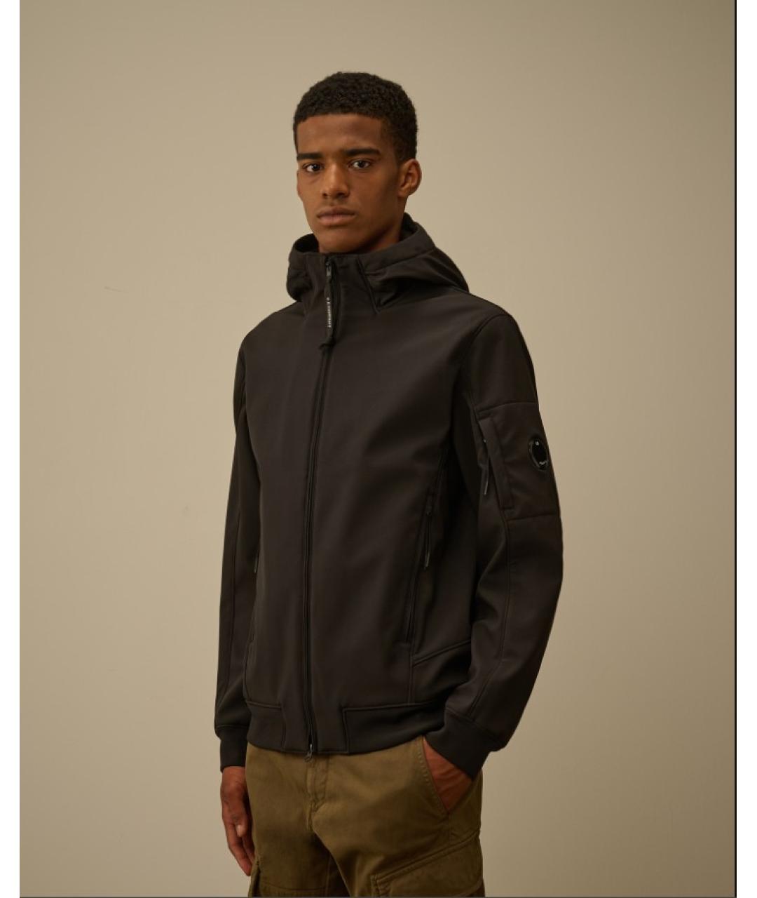 CP COMPANY Черная полиамидовая куртка, фото 3