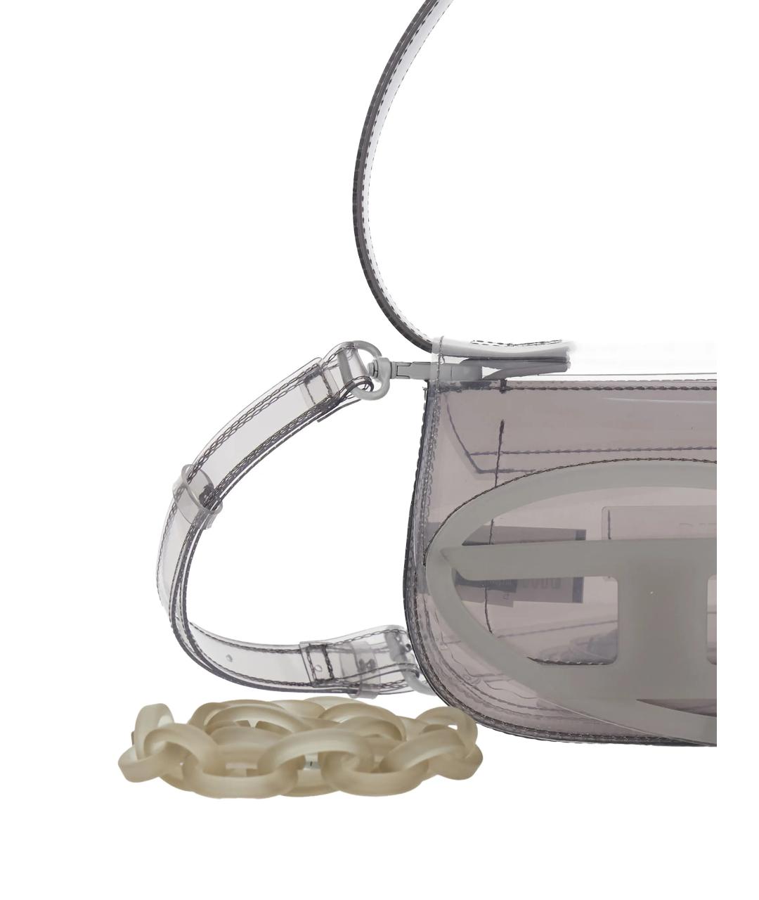 DIESEL Серая сумка через плечо, фото 2