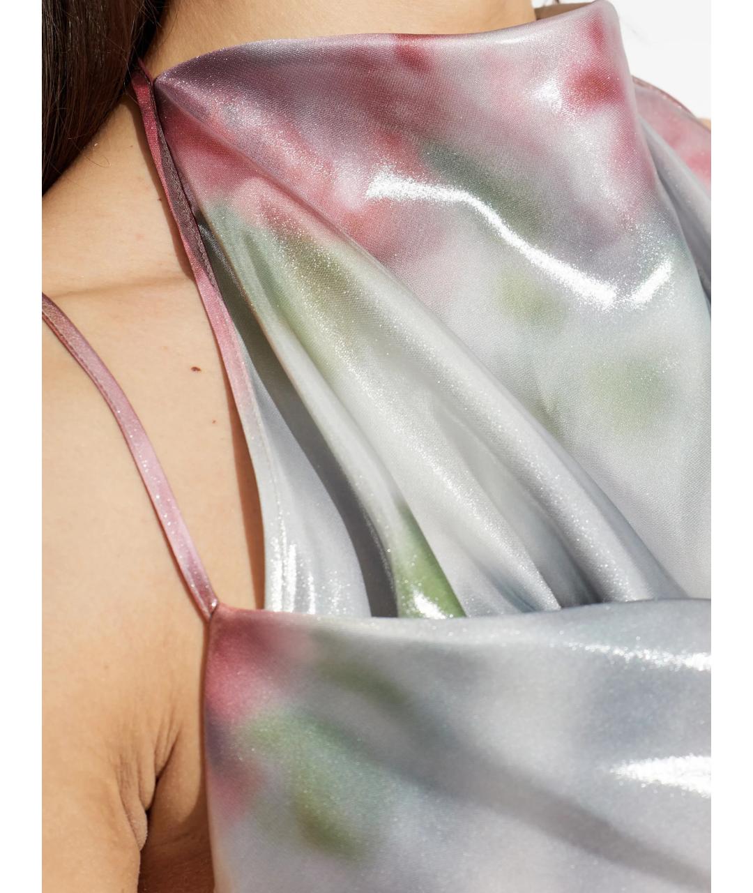 DIESEL Мульти полиэстеровое коктейльное платье, фото 5