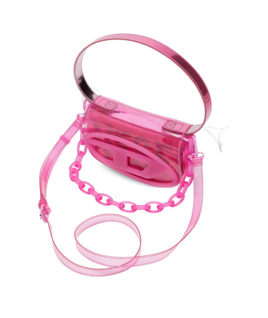 DIESEL Розовая сумка через плечо, фото 3
