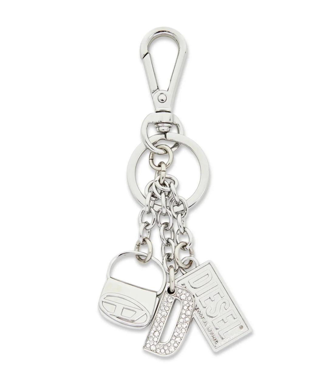 DIESEL Серебрянный брелок, фото 1