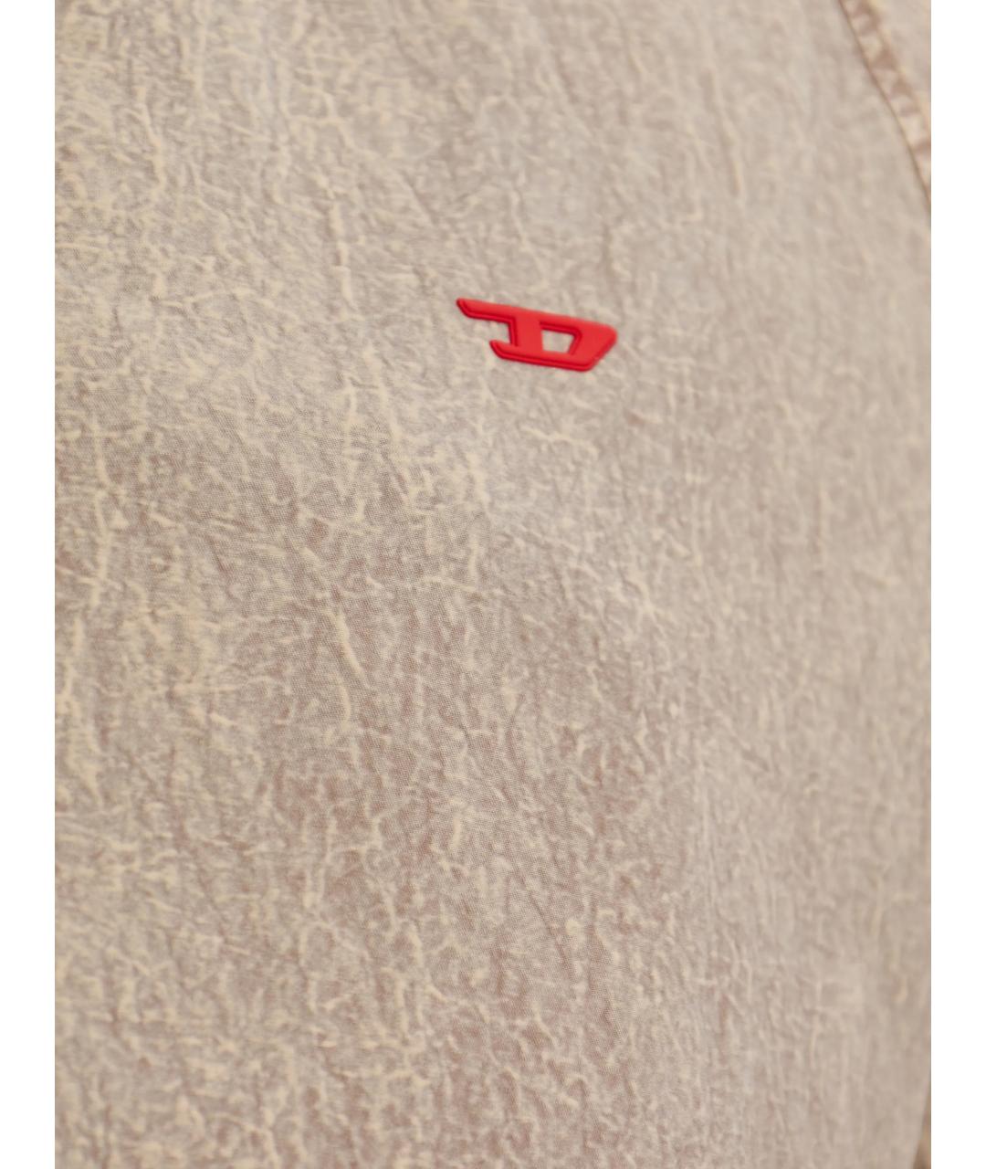 DIESEL Бежевая полиамидовая куртка, фото 6