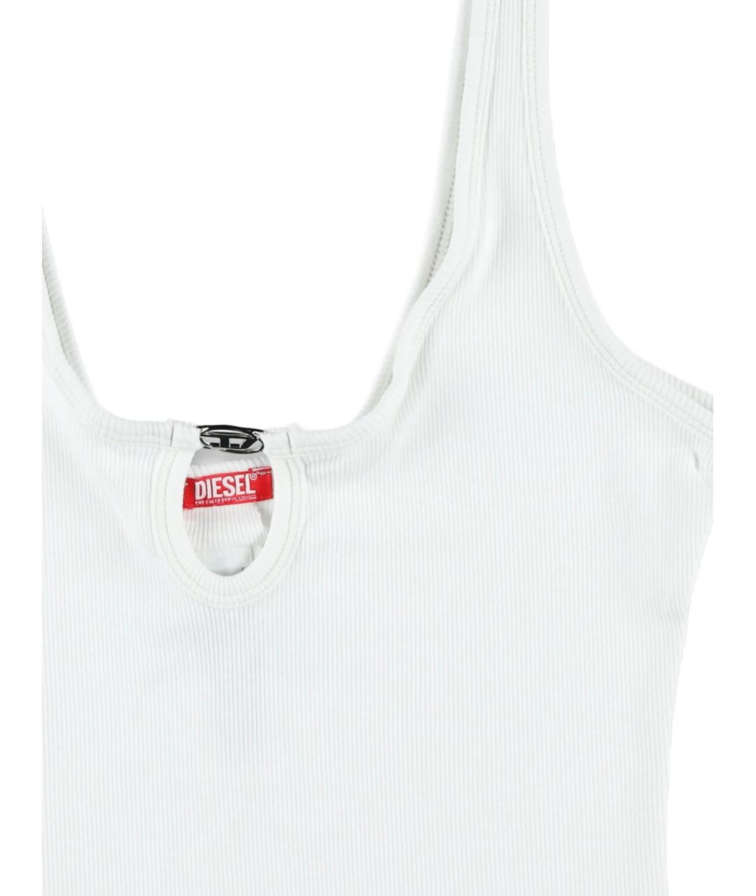 DIESEL Белая хлопковая майка, фото 3