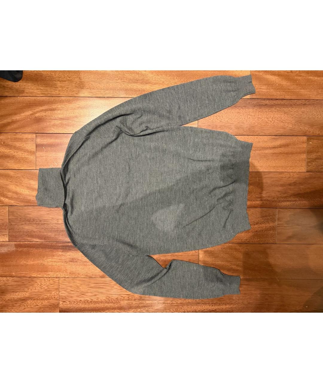 PRADA Серая шерстяная водолазка, фото 3