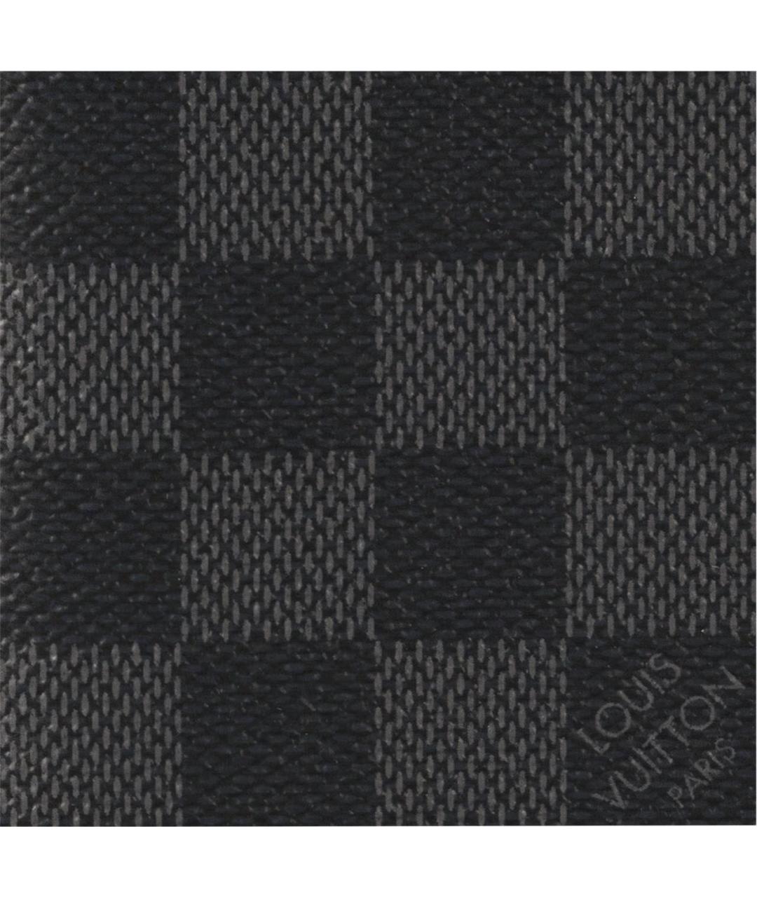 LOUIS VUITTON Черная кожаная визитница, фото 3