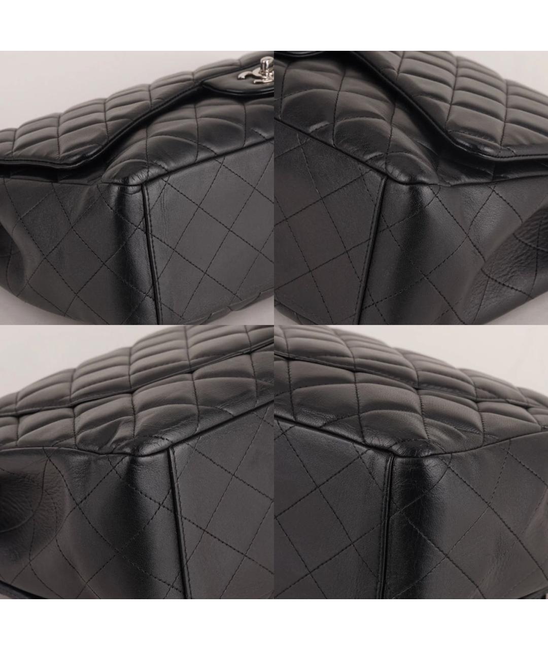 CHANEL Черная кожаная сумка через плечо, фото 8