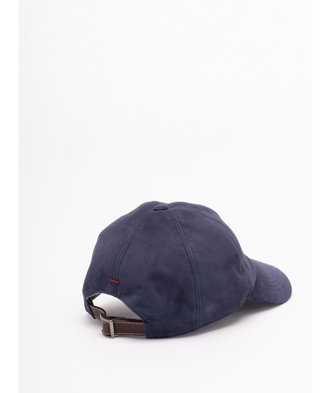 BRUNELLO CUCINELLI Синяя кепка/бейсболка, фото 2