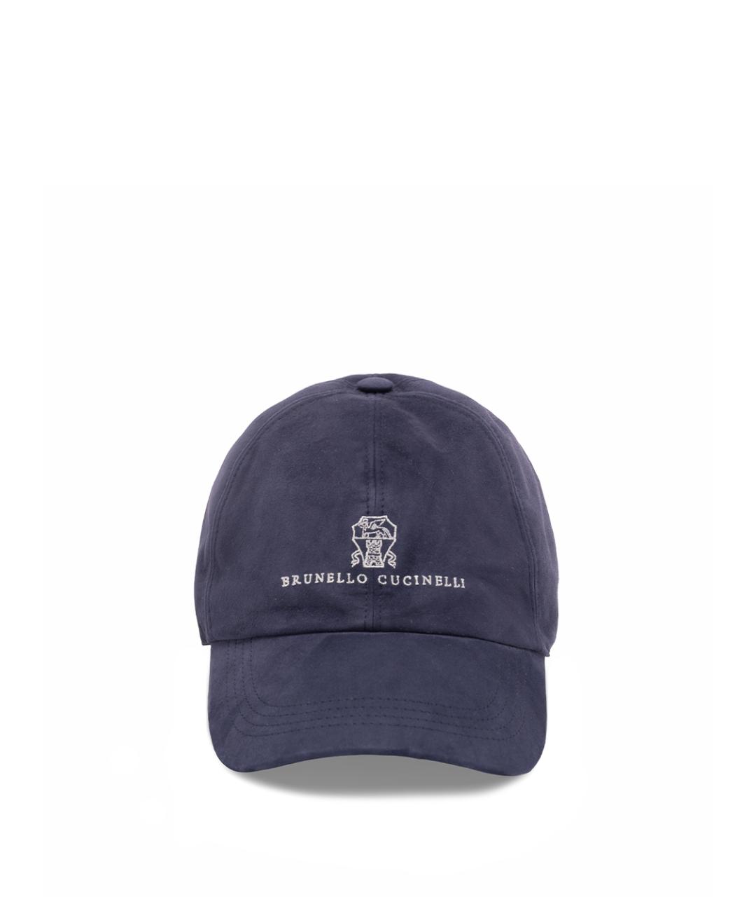 BRUNELLO CUCINELLI Синяя кепка/бейсболка, фото 6
