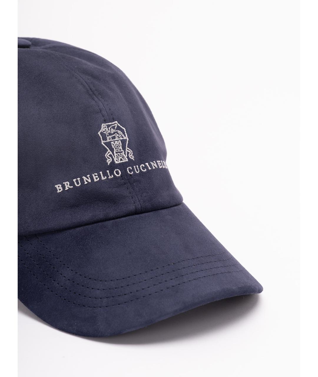 BRUNELLO CUCINELLI Синяя кепка/бейсболка, фото 4