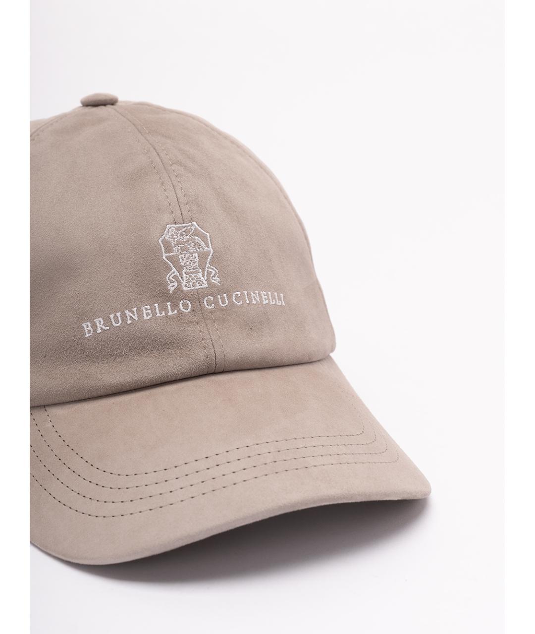 BRUNELLO CUCINELLI Бежевая кепка/бейсболка, фото 4