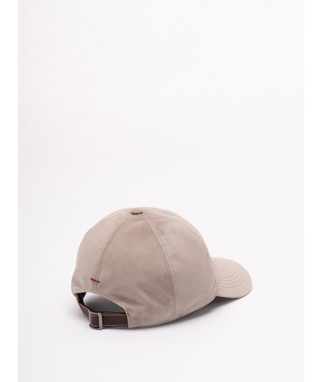 BRUNELLO CUCINELLI Бежевая кепка/бейсболка, фото 2