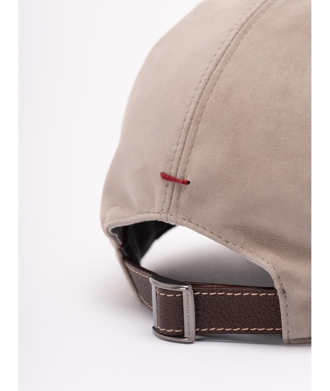 BRUNELLO CUCINELLI Бежевая кепка/бейсболка, фото 3