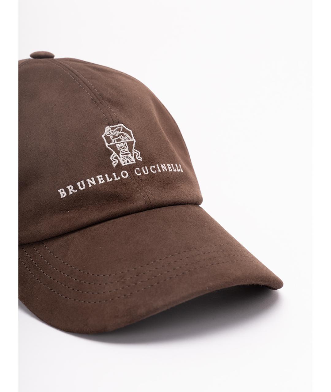 BRUNELLO CUCINELLI Коричневая кепка/бейсболка, фото 4