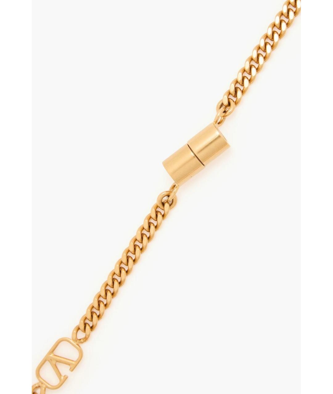 VALENTINO Золотое латунное колье, фото 2