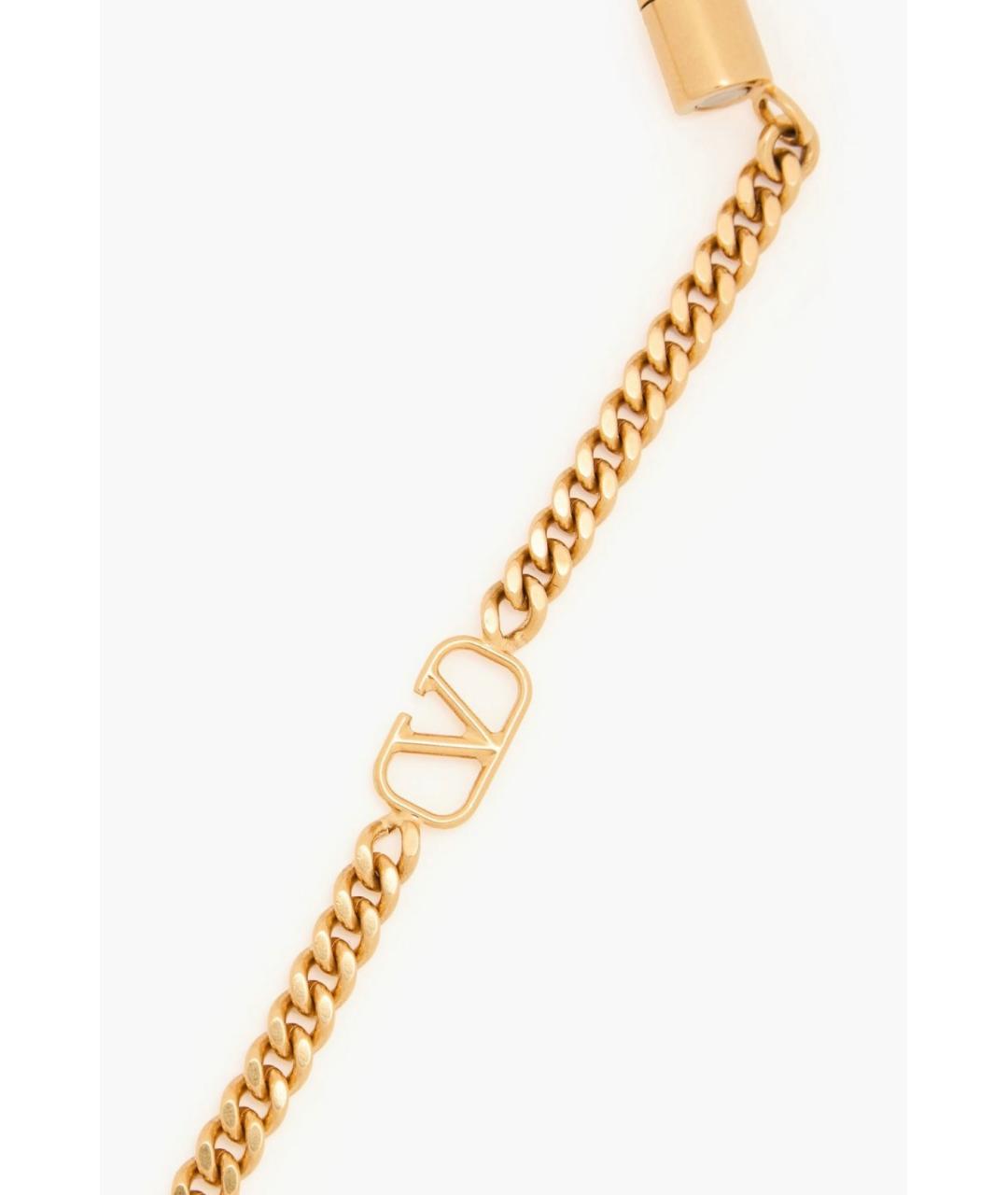 VALENTINO Золотое латунное колье, фото 3