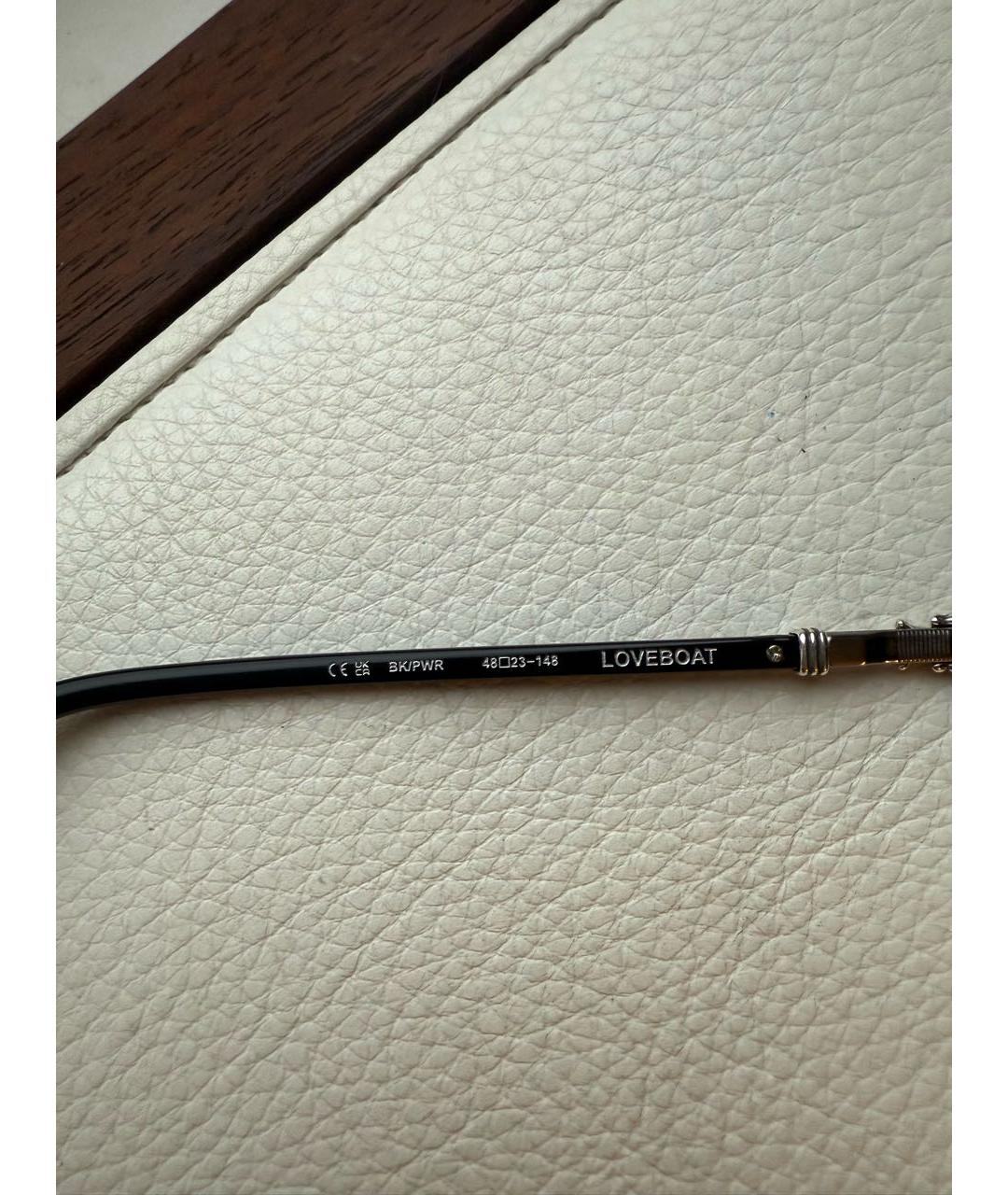 CHROME HEARTS Черные металлические солнцезащитные очки, фото 5