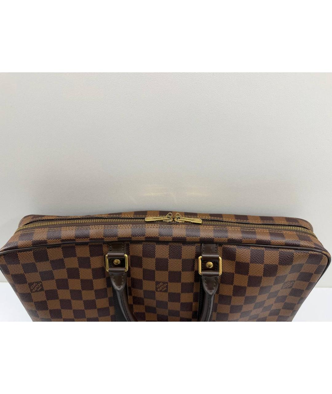 LOUIS VUITTON Коричневый портфель, фото 3