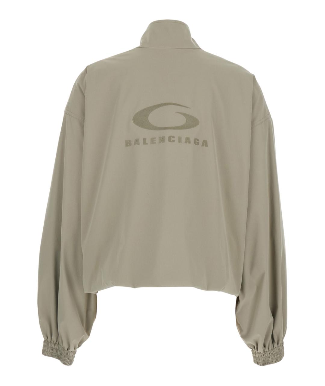 BALENCIAGA Бежевая полиэстеровая куртка, фото 2