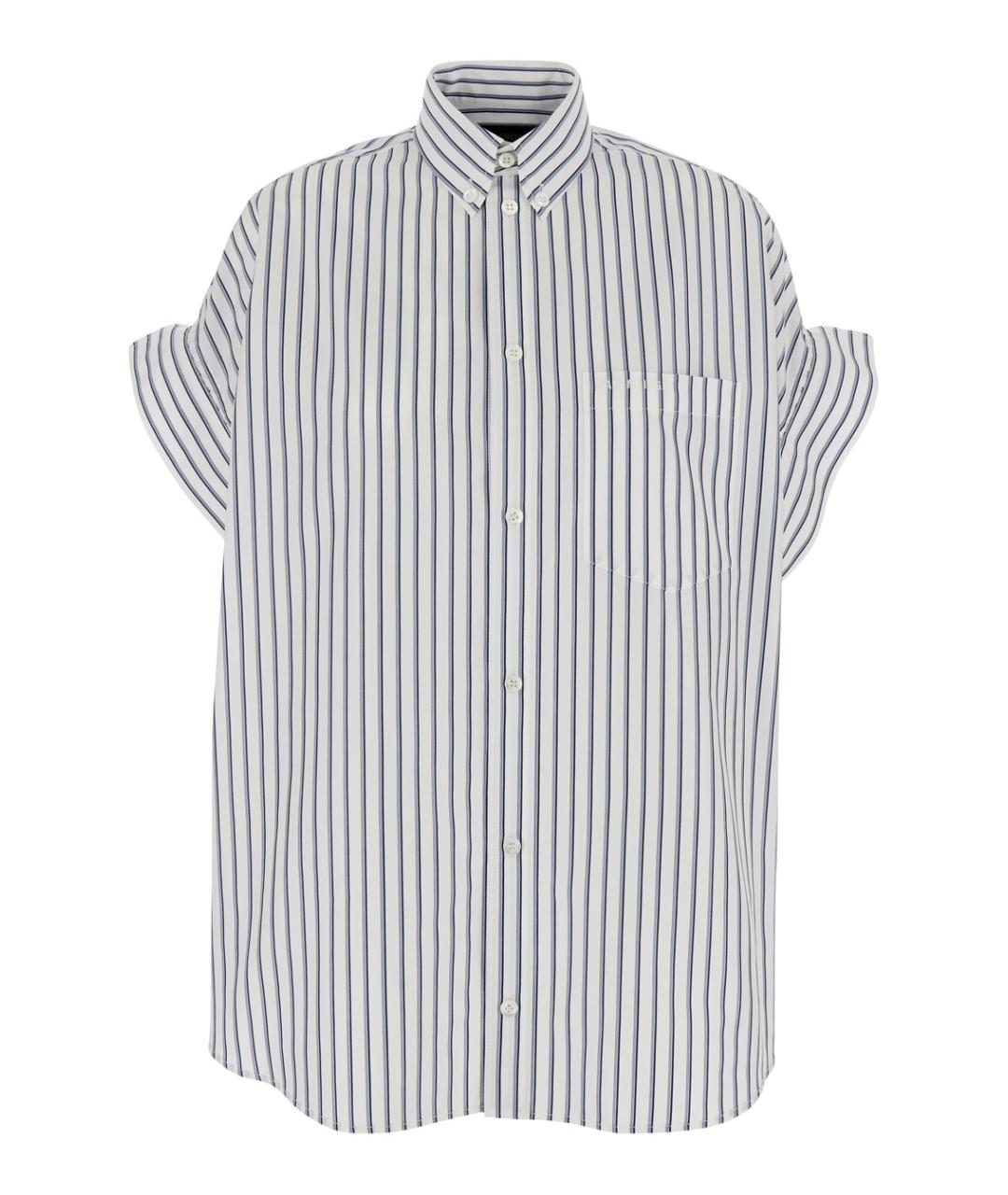 BALENCIAGA Белая хлопковая рубашка, фото 1