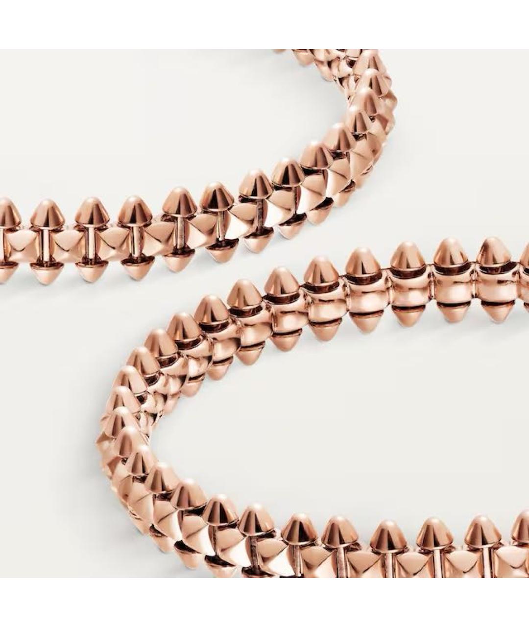 CARTIER Золотые серьги из розового золота, фото 3