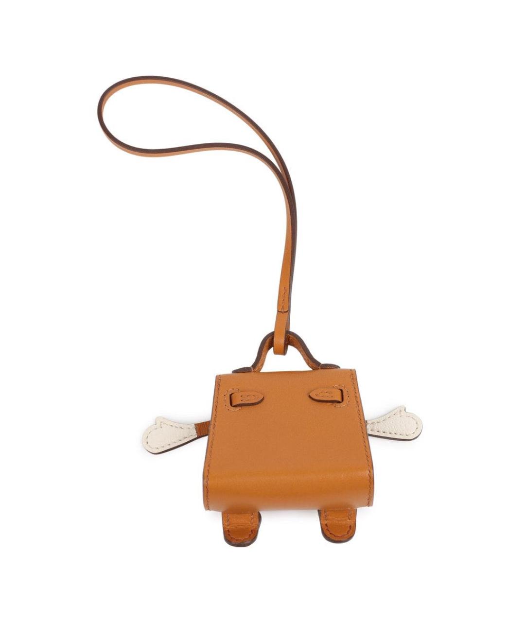 HERMES Бежевый брелок, фото 2