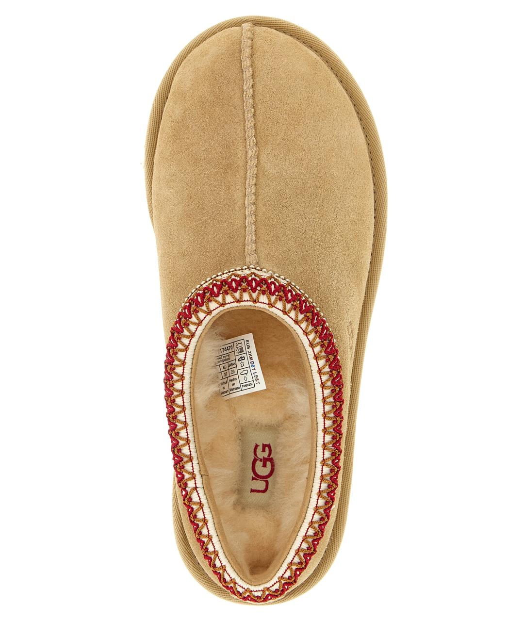 UGG AUSTRALIA Бежевые замшевые мюли, фото 4