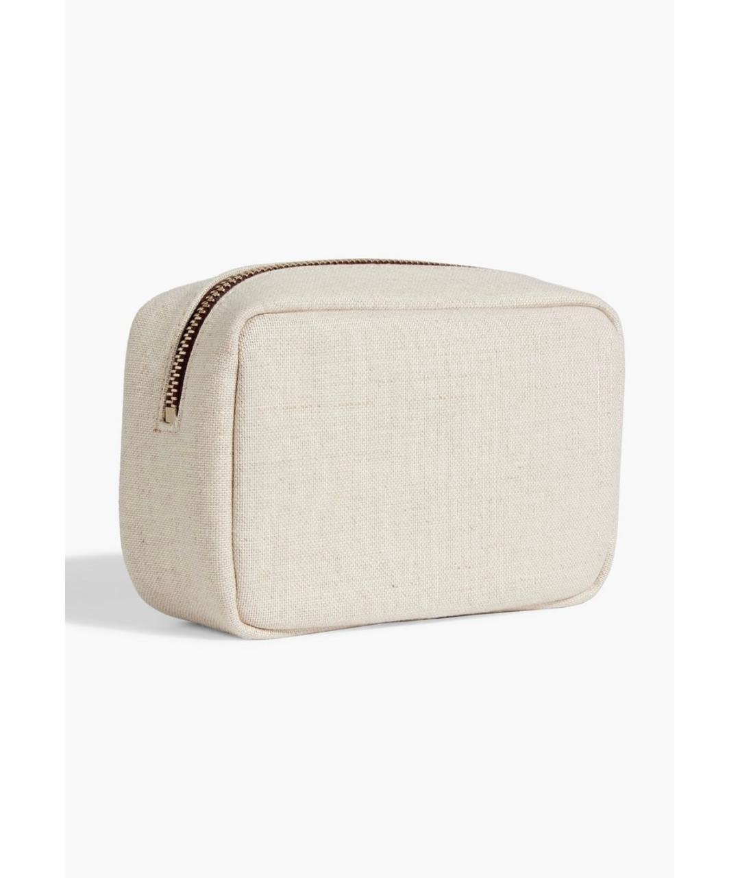 VALENTINO Бежевая тканевая косметичка, фото 2