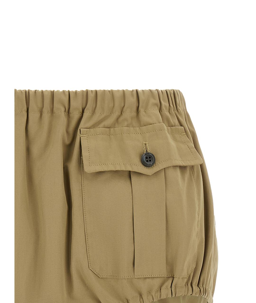 PRADA Бежевые хлопковые шорты, фото 3