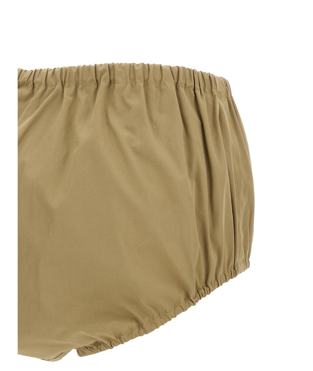 PRADA Бежевые хлопковые шорты, фото 4