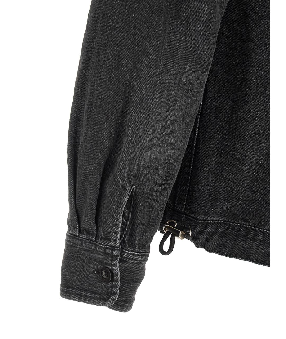 SACAI Черная хлопковая куртка, фото 5