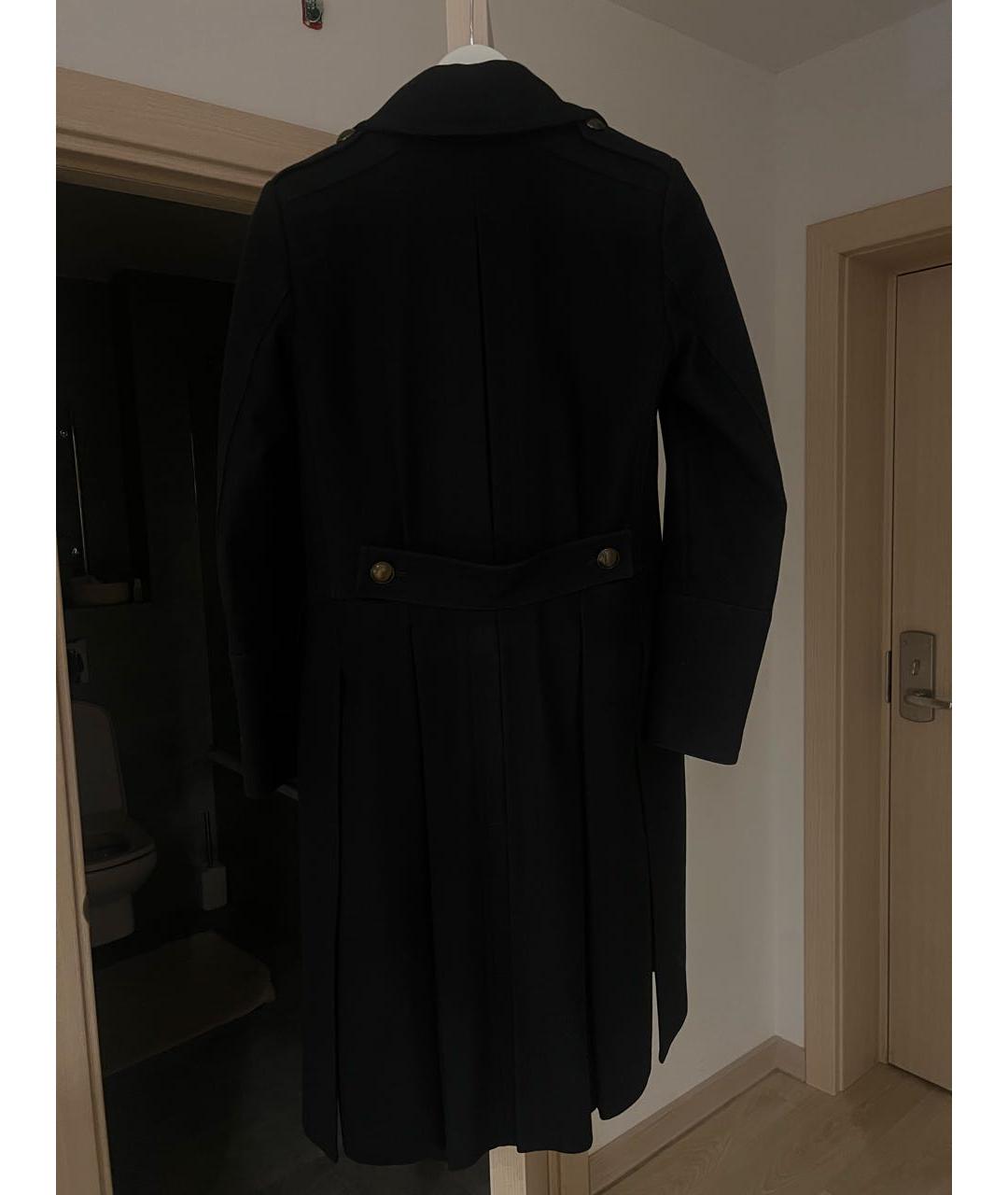 BURBERRY Темно-синее шерстяное пальто, фото 5